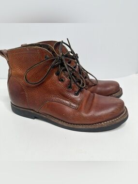 Frye Engineer 8R Brown‎ Leather Biker Boots Women’s Size 7M Frye harness 8r size - Gem main image 2